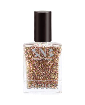 Лак за нокти SNB Людмила, ефект микс частици, 15 мл, (23428)