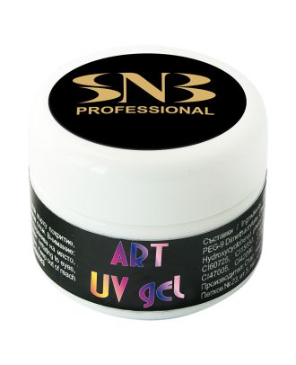 UV Гел боичка SNB за декорация, черна, 5 мл, NPGA02, (23643)