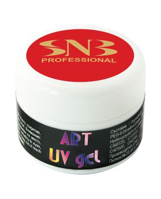 UV Гел боичка SNB за декорация, червена пастел, 5 мл, NPGA11, (23645)