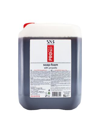 Сапун пяна Протект с прополис SNB, туба, 5 л, DZS304, (23687)