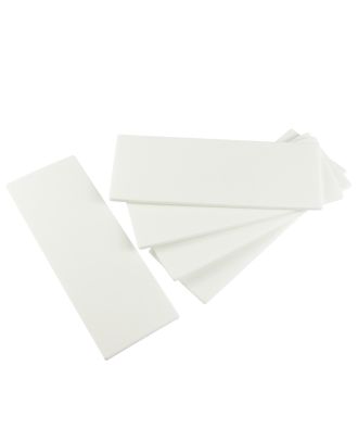 Еднократна лента за блок с грубост 3000 бяла, пакет 5 бр, FIB334, (23695)