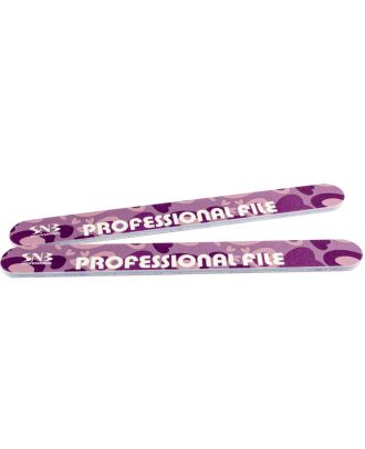 Пила за нокти 180-220 SNB лилави сърчица, (23563)