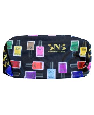 Калъфка за възглавничка за маникюр SNB, черен фон, MA204, (23993)