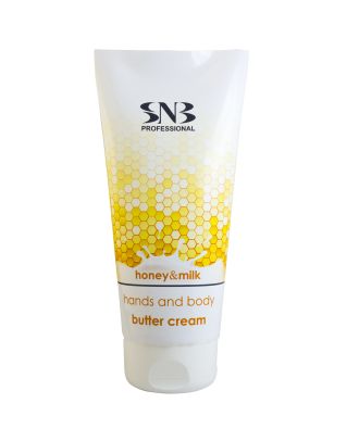 Бутер крем за ръце и тяло МЕД и МЛЯКО SNB 200 мл, (23459)