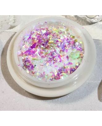 Парченца фолио ефект Счупено стъкло, червен хамелеон