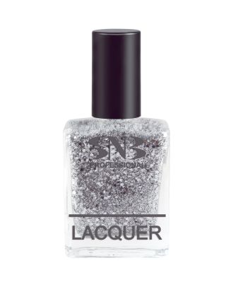 Лак за нокти SNB Деница SNB сив/сребрист, брокат, 15 мл, (23571)