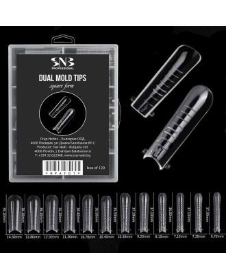 Горни форми за изграждане квадрат, кутия, 120 бр., NPAF01, (23601)