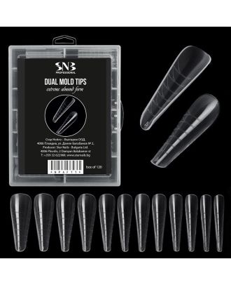 Горни форми за изграждане екстремен бадем, кутия, 120 бр., NPAF11, (23600)