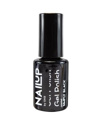 Гел лак NailUP Просто черно 6 мл, NUC002, (23041)