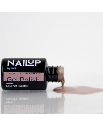 Гел лак NailUP Просто бежово 6 мл, NUC801, (23031)