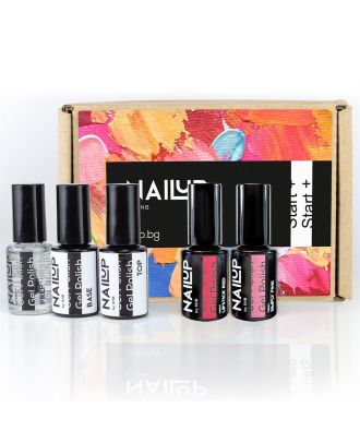 Базов комплект гел лак NAILUP, NUS004, (23000)