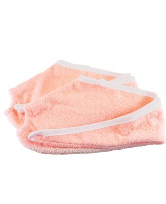 Калцуни за педикюр, бледо розови, хавлиени, чифт, PAA002, (24034)