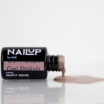 Гел лак NailUP Просто бежово 6 мл, NUC801, (23031)