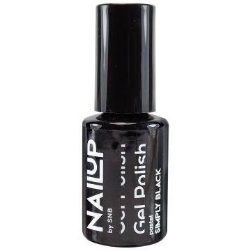 Гел лак NailUP Просто черно 6 мл, NUC002, (23041)