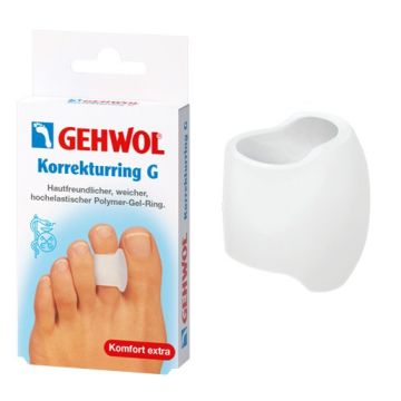 Силиконов коригиращ пръстен за пръстите на краката Gehwol, предпазва от протриване, 1 бр, (24166)